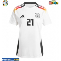 Deutschland Ilkay Gundogan #21 Heimtrikot EM 2024 Kurzarm